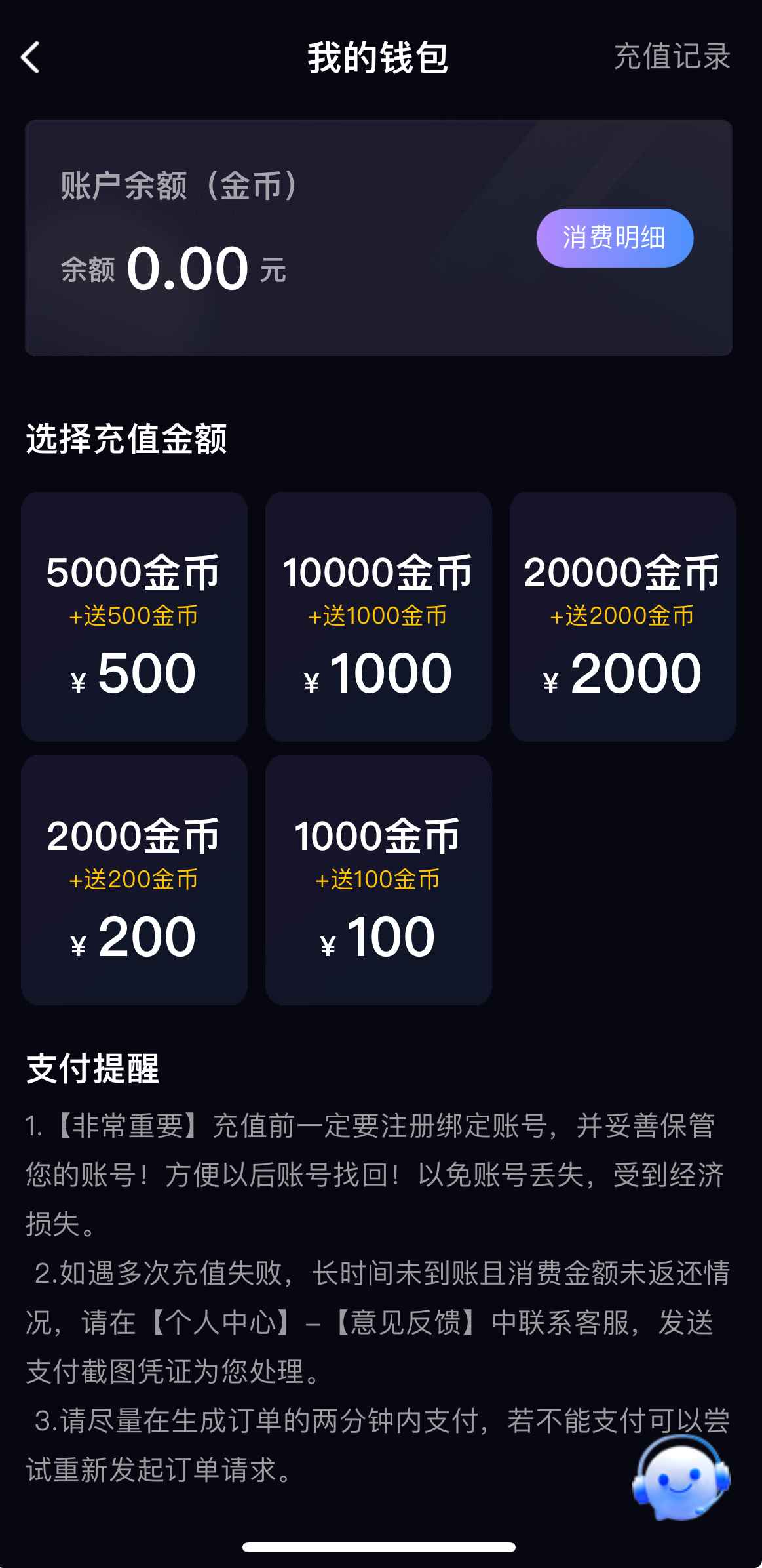 91POAPP我的钱包界面